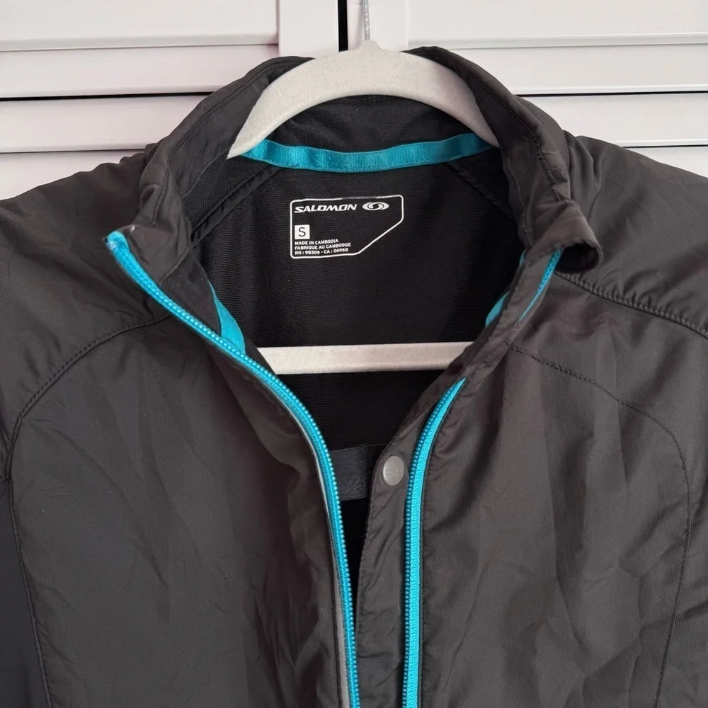 Salomon Clima Wind Women's Black Jacket Outdoor Hiking Ski Small - Picture 5 of 16